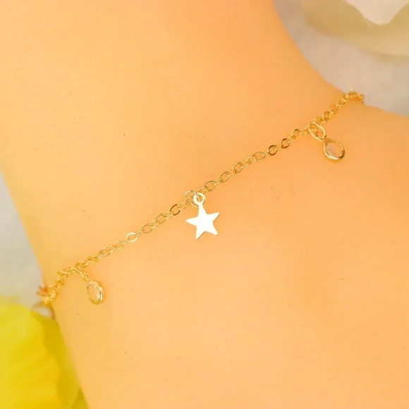 Minimalist Anklet, Sleek & Modern Design, Women’s Fashion, YC110307-A - Picture 11 of 11